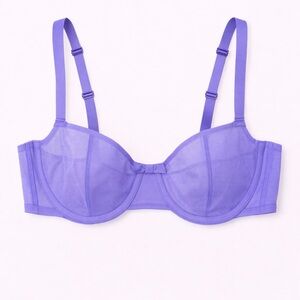 💜 NWT! Aerie Smoothez Mesh Unlined Bra
